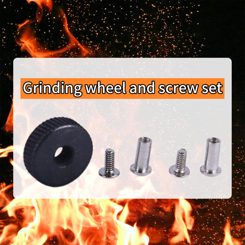 [Australia] - Universal Gasoline Lighter Repair Kit for Fluid and Butane Lighters-100+ Flint and 5A Flint,Durable 1m Wick, Cotton, Rubber&Cotton Felt Pad, Spring, Flint Wheel, and Multifunction Disassembly Tools Mix for Zipo 