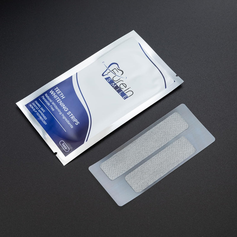 [Australia] - Teeth Whitening Strips, Mint Flavour Whitening Strips with Peroxide Free Formula -Gentle Dental Care & Fresh Breath - Pack of 42(21days Treatments) 