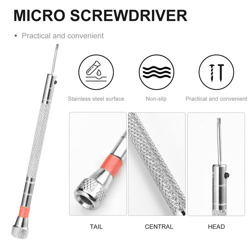 [Australia] - 630 Pcs Tiny Micro Repair Screw Kit Eyeglass Sunglass Repair Kit with Screwdriver for Repair Spectacles, Watch, Jewelry 