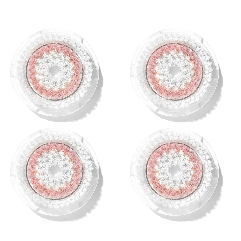 Clarisonic Radiance Facial Cleansing Brush Head Replacement Compatible with Mia 1, Mia 2, Mia Fit, Alpha Fit, Smart Profile Uplift and Alpha Fit X, 4 Count Radiance Brush Head (4 Count)