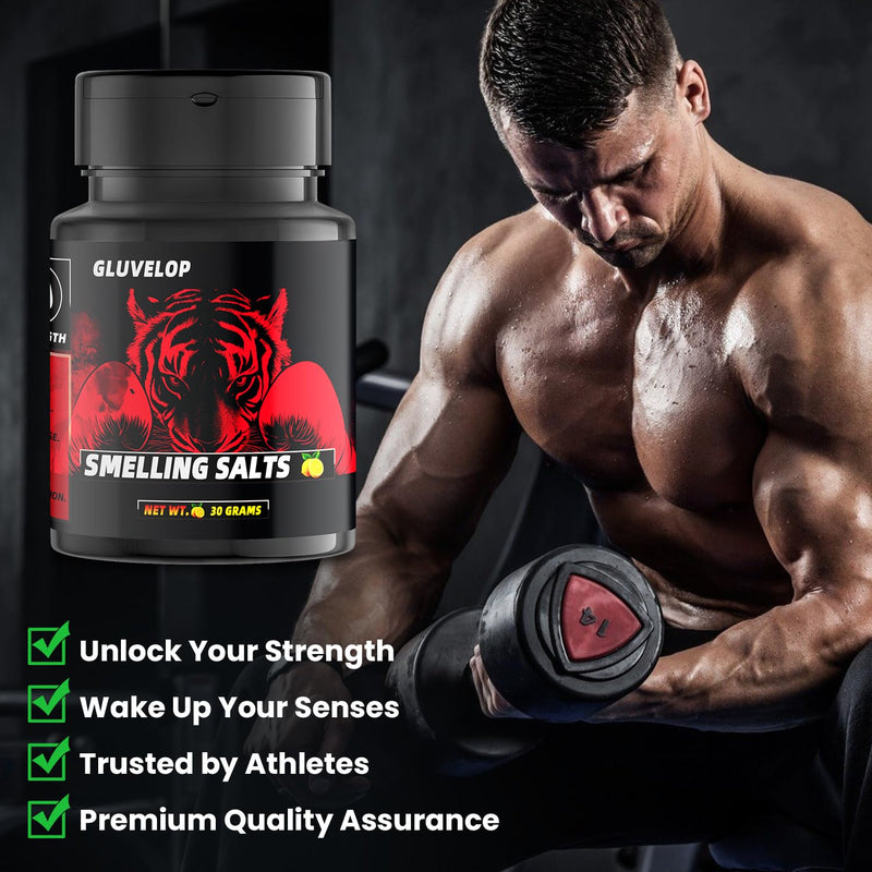 [Australia] - Smelling Salts for Athletes, Instant Energy, Salts for Athletes in Hockey, Weightlifting and Powerlifting, Focus and Motivation, Potent Smelling Salt Formula 