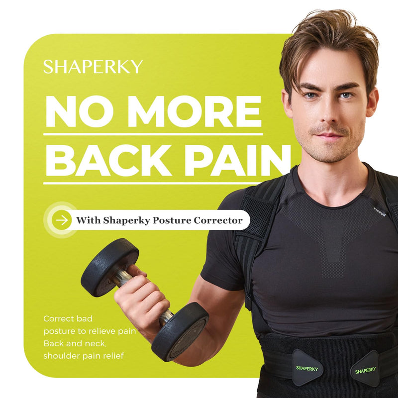 [Australia] - Posture Corrector for Women and Men, Adjustable Upper Back Brace for Posture Hunchback Support and Providing Pain Relief from Neck, Shoulder, and Upper Back (1, Large/XL) 1 