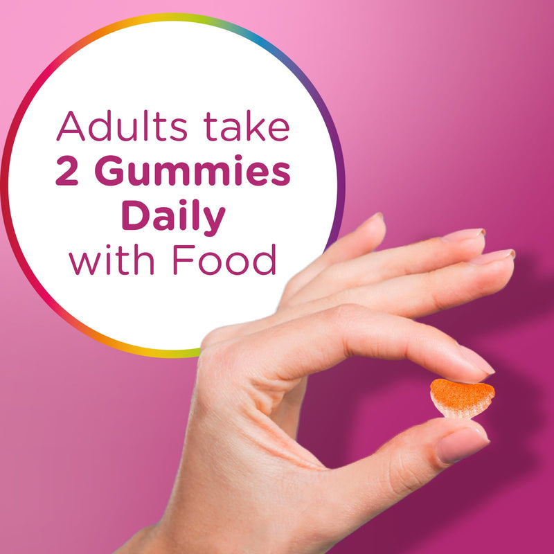 Centrum Multivitamin Gummy, 100 Count (Pack of 1) | Beauty Dual Action Multivitamin, Specially Designed with Biotin for Healthy Hair, Skin and Nails, GLP-1 Support 100 Count (Pack of 1)