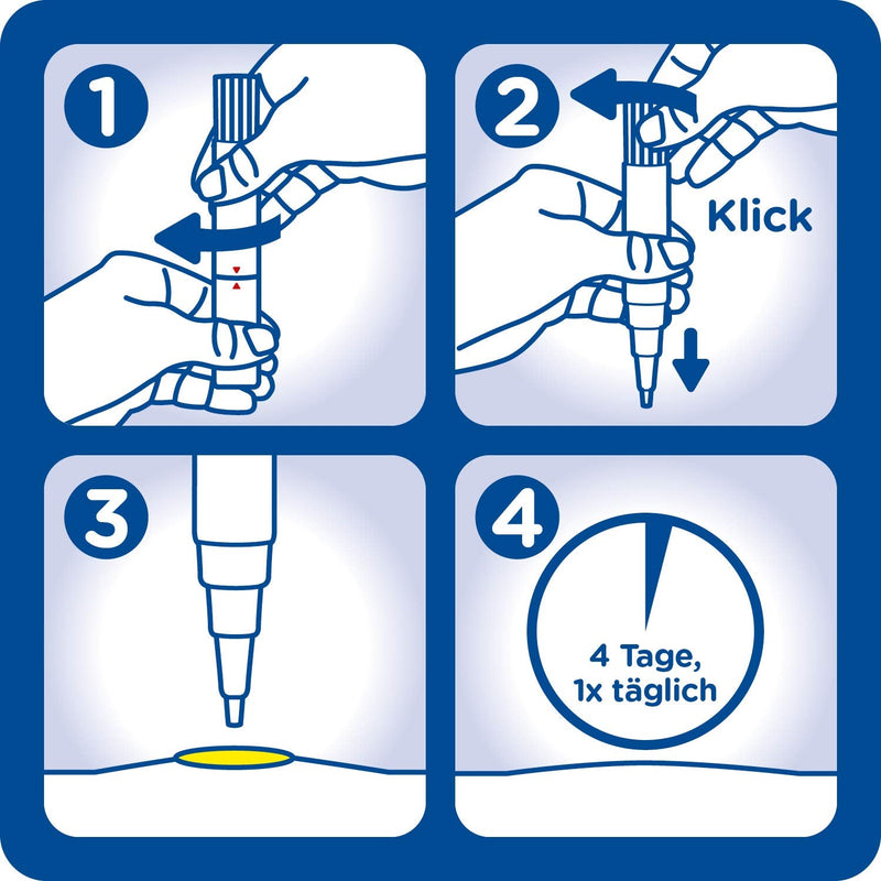 [Australia] - Anti corn pen (4ml) · Burgit · Removes corns · Quickly · Effectively · Corn tincture 