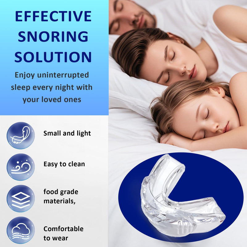 [Australia] - Anti-Snoring Mouthpiece, Snoring Solution for Men and Women (OTC use) -L006 White Large 