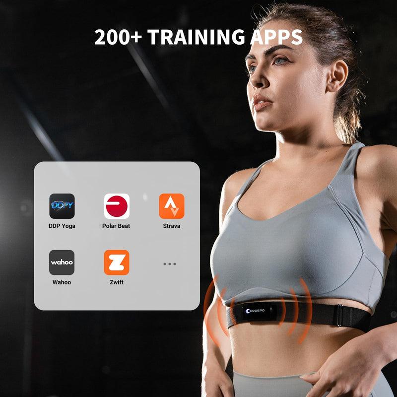 [Australia] - COOSPO Heart Rate Monitor Chest Strap H9Z, HRM Bluetooth 5.0 ANT+,Heart Rate Monitor Chest Sensor with Rechargeable Battery 