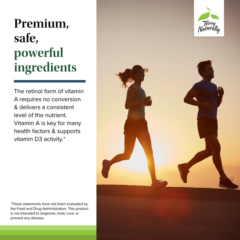 [Australia] - Terry Naturally A.D3.K2 - Healthy Supplement for Immune Support, Heart Health & Bone Support - Supplement for Strong Bones & Healthy Heart - Includes Vitamins A, D3 & K2-60 Softgels (60 Servings) 