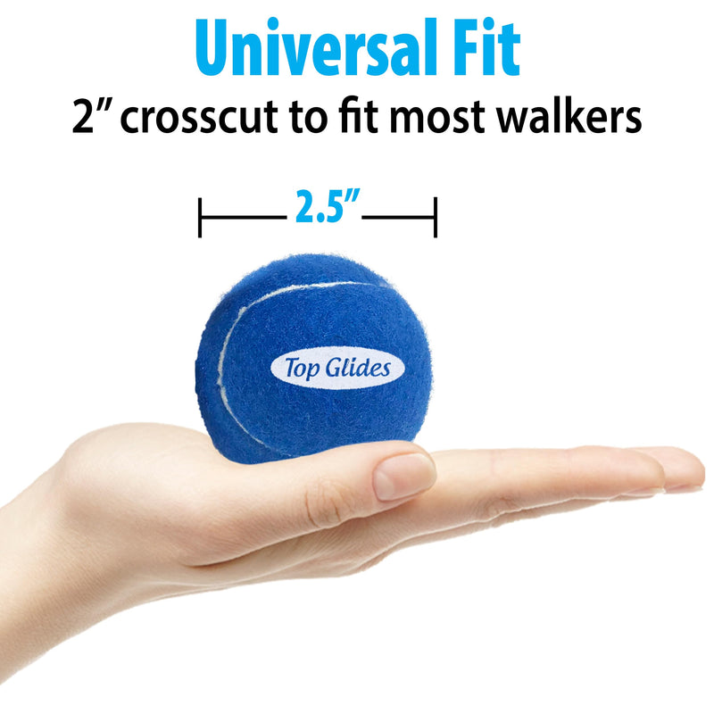 [Australia] - Precut Walker Tennis Ball Glides Dark Blue 