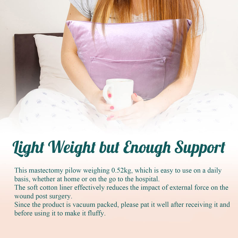 [Australia] - Mastectomy Pillow - Post Surgery Pillow After Breast Cancer Surgery or Breast Reduction, Lumpectomy Pillow, Patient Care Recovery Healing Support for Port Pacemaker and Heart Surgery Recovery Mastectomy Pillow 