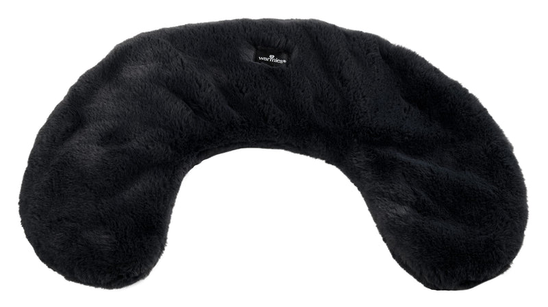 [Australia] - Warmies® heat cushion/premium neck warmer black, removable millet lavender filling 40cm 700g 