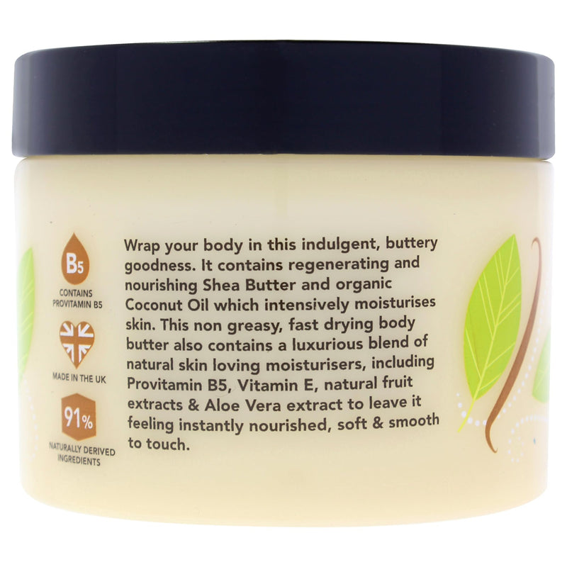 I Love Vanilla Milk Scented Body Butter - Hydrating Body Butter for Dry Skin - Vitamin E and Aloe Vera - Shea Butter and Coconut Oil - 10.1 oz