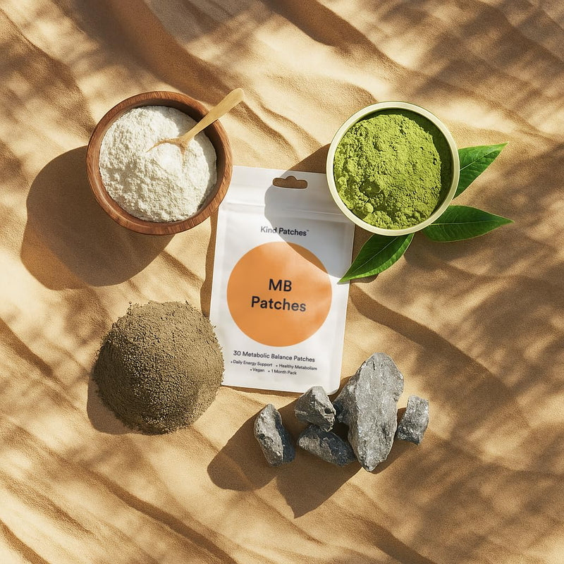 Kind Patches | MB Patches | Healthy Metabolism & Daily Energy Support | Plant-Based Botanical Blend with Citrus & Green Tea | 30 Vegan Patches (Pack of 2) 30 count (Pack of 2)