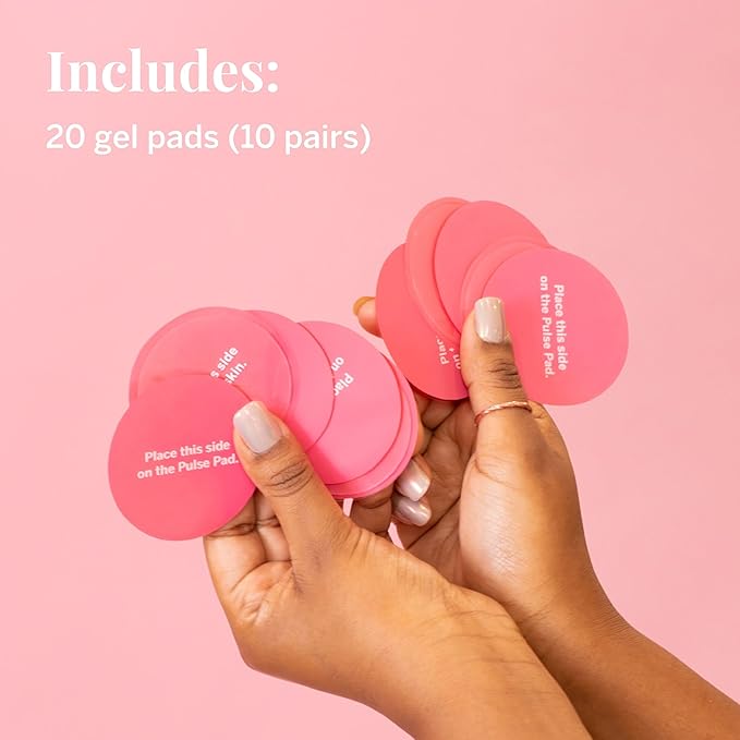 [Australia] - Pixie Pulse Replacement Pads - Replacement Gel Pads for Menstrual Cramps Unit - Pack of 20 (10 Pairs) 