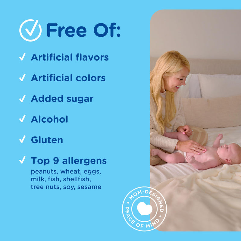 [Australia] - Mommy's Bliss Baby Probiotic Drops, Daily Gas, Constipation and Colic Symptom Relief + Immune Support, Newborns & Up, 0.34 Fl Oz (30 Servings), Pack of 2 Unflavored 0.34 Fl Oz (Pack of 2) 