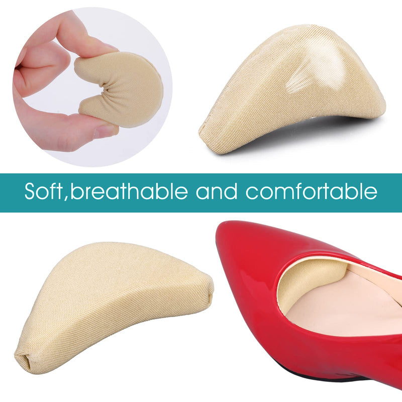 [Australia] - Sibba Toe Filler Inserts Unisex Breathable Soft Large Toe Post Forefoot Pad Shoe Filler for High Heel Foot Pain Relief for Women and Girls (Skin Color and Black) 