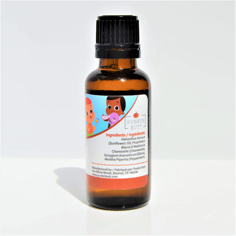 [Australia] - Punkin Butt Teething Oil and Ear Oil for Sore Gum and Ear Canal Relief | All Natural, Organic, Safe for Infants, Chemical-Free 