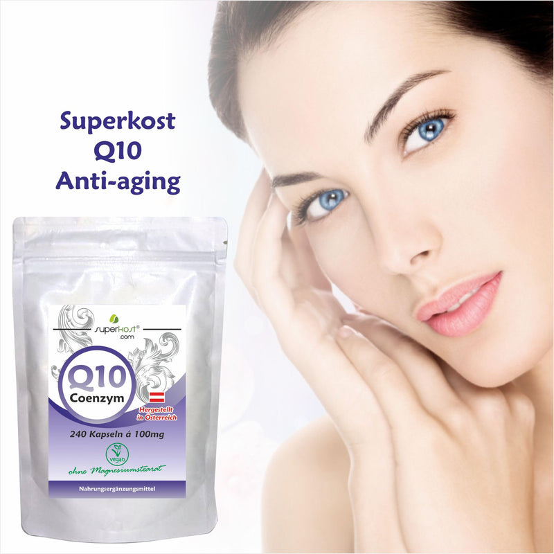[Australia] - 240 capsules SUPERKOST Coenzyme Q10 - CoQ10 100mg, 8 month pack, vegetarian, made in Austria 