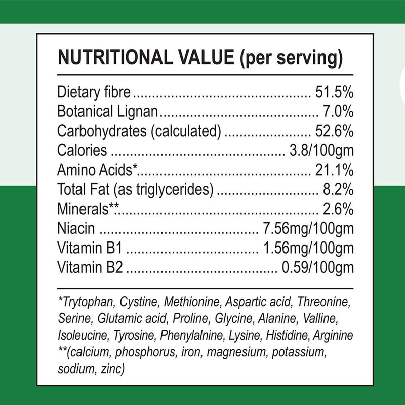 [Australia] - Concentrated Organic Natural Flax Hulls (Lignans) 