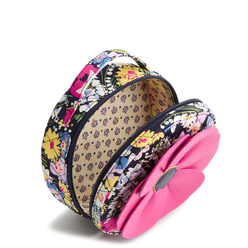 Vera Bradley Women's Premium Cotton Poppy Flower Cosmetic Bag– Poppy Fields