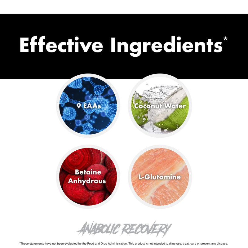 [Australia] - Anabolic Warfare Anabolic Recovery Essential Amino Acid Blend - Post-Workout Recovery & Premium Hydration to Build Muscle (Tropical Tornado, 30 Servings) Tropical Tornado 