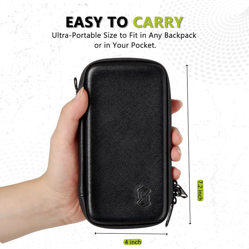 [Australia] - OZCHIN Smell Proof Bag with 4 Tubes Odor Proof Bag Carbon Lined Pipe Pouch Odorless Bag King Size Medicine Locking Storage Container Fit in Pocket for Traveling -Great Gifts for Friend(Black) Black 