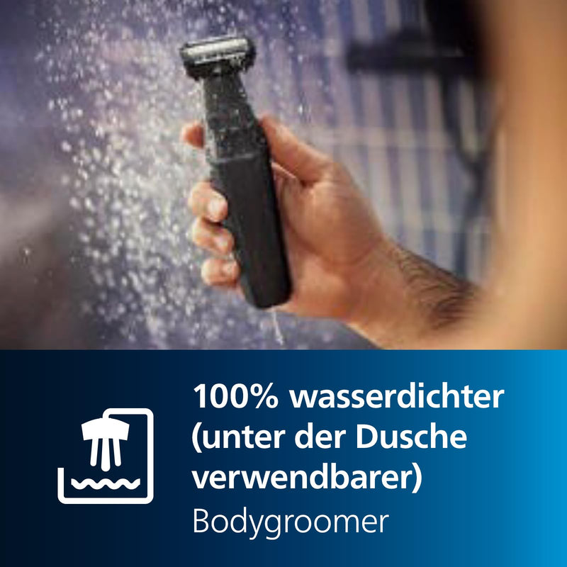 [Australia] - Philips Bodygroom Series 3000, waterproof trimmer for intimate area and body, close and comfortable shave, full body care, 50 min. running time, model BG3017/01 
