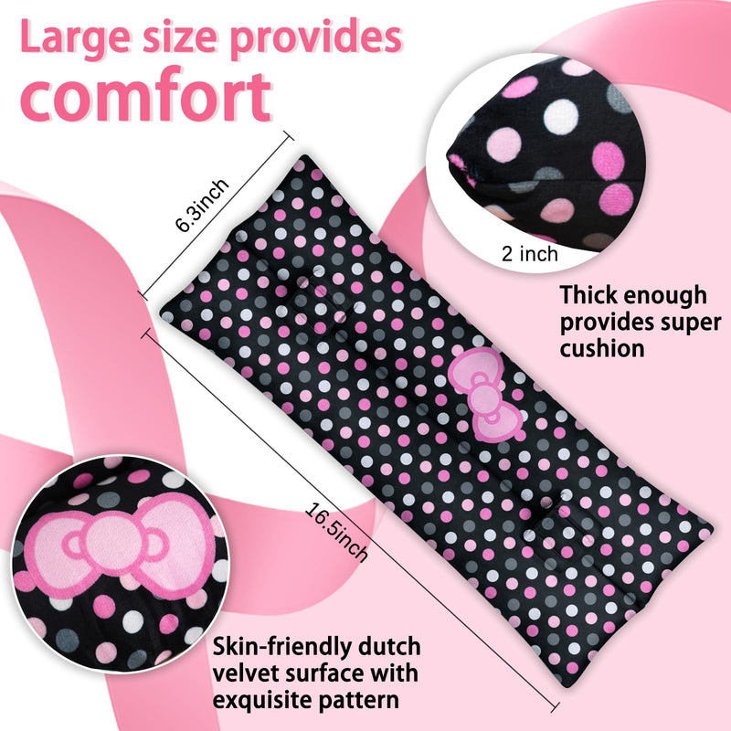 [Australia] - Mastectomy Hysterectomy Pillow, Heart Pillow after Heart Surgery, Port Pillows for Chemo Patients Seatbelt C Section Pillow, Pacemaker Seatbelt Protection, Breast Cancer Gifts for Women, Bowknot 