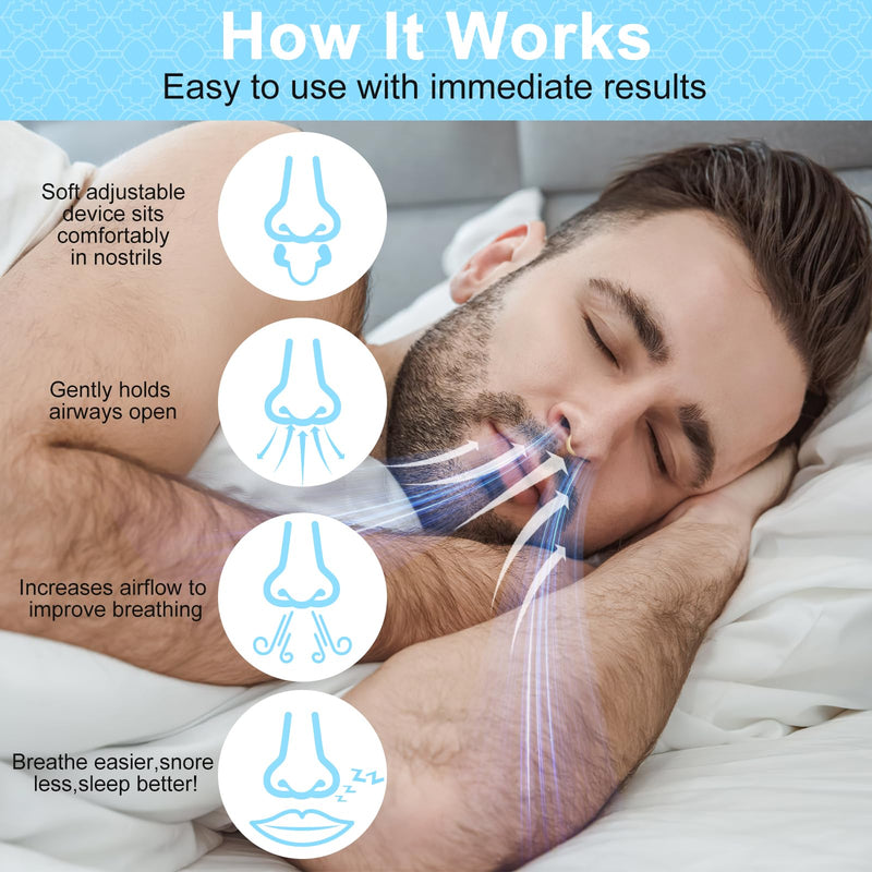 [Australia] - Titanium Nasal Dilator for Snore Reduction, Nasal Congestion, Improve Airflow, Comfortable Breathing Aids for Sleep Better, Exercise, Hiking, Jogging, Cycling, Large Size L 