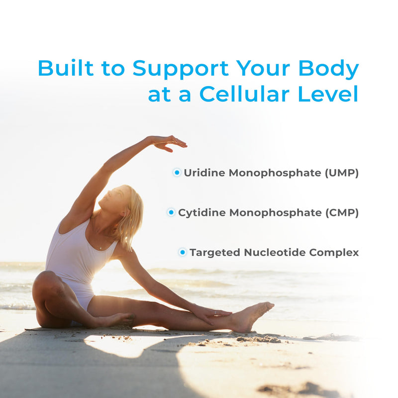 Nucleoplex Dietary Nucleotide Supplement (45 Capsules) | Uridine (UMP) & Cytidine (CMP) | Cognitive Support, Memory, Focus & Clarity, Cellular Health & DNA & RNA Support