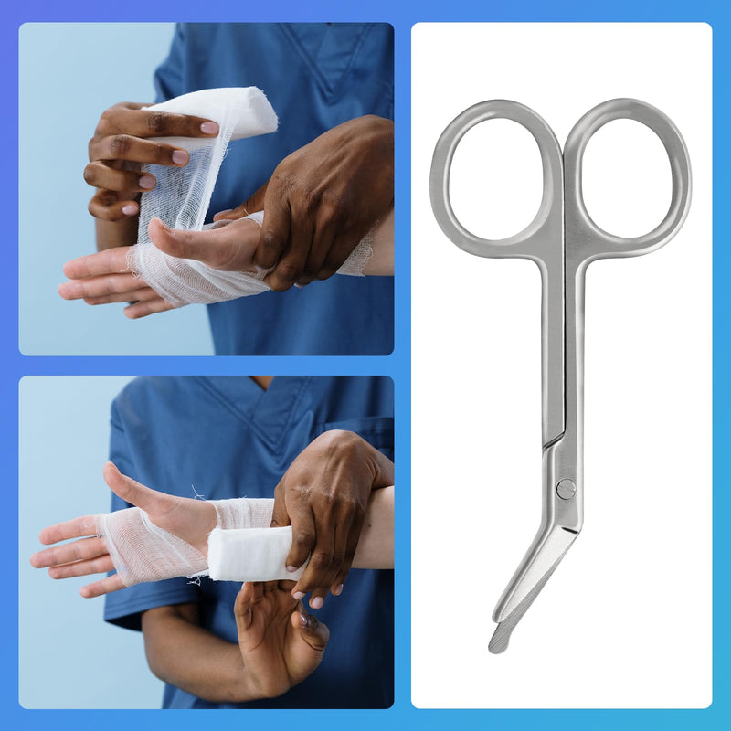 [Australia] - Ostomy Scissors Curved Blunt Tips, Small Scissors for Colostomy Bag and Wafer-2 Pack 2 Pack 