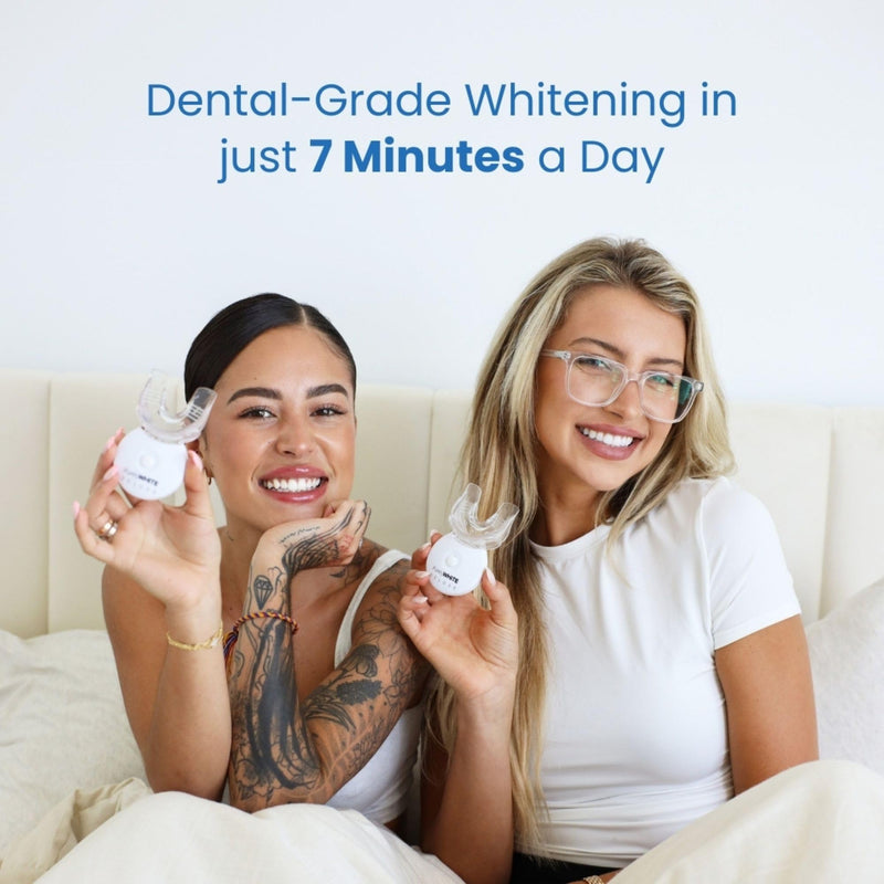 PurelyWHITE DELUXE Teeth Whitening Kit, Complete LED Teeth Whitening, 15+ Treatments, (3) 3ml Whitening Gel Syringes, Whiter Smile in 7 Minutes 0.2 Fl Oz (Pack of 5)