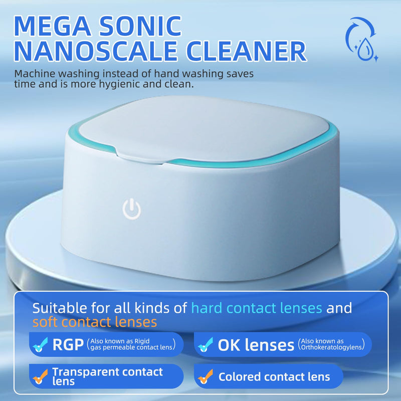 [Australia] - Rigid Keratoplasty Scleral Ultrasonic Contact Lens Cleaner for OK Lens and RGP Lenses YX-D10P 