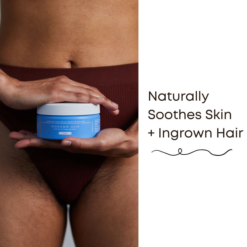 [Australia] - Bushbalm Ingrown Hair Exfoliating Scrub - Reduces Appearance of Ingrown Hairs and Underarm Bumps, Soothes Skin and Post Shave Redness - Nude, 236 ml Nude Scrub 