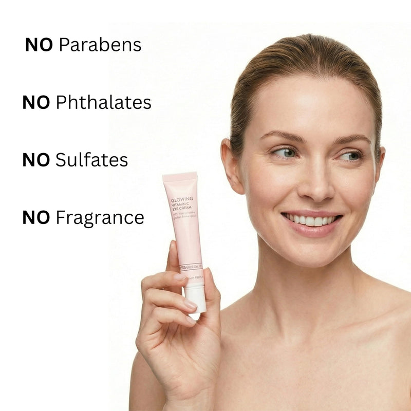 Global Beauty Care Glowing Vitamin C Eye Cream – Radiant Under Eye Treatment to Support Smooth Looking Skin with Niacinamide, AHA & Vitamin E, Antioxidant Care for Dark Circles, 0.5 fl oz (Pack of 3) 0.5 Fl Oz (Pack of 3)