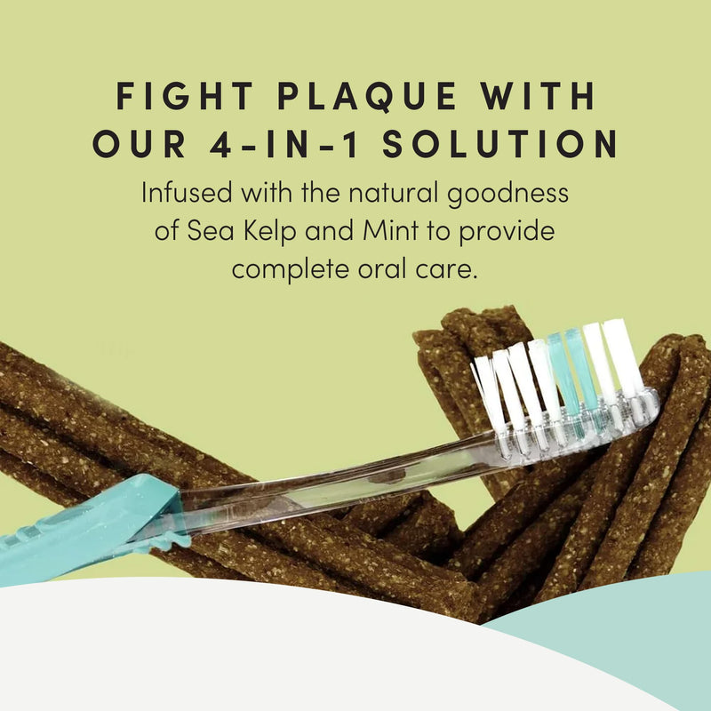 Crumps' Naturals Plaque Busters Advanced - Double Fresh Dental Sticks 9.5oz - PawsPlanet Australia