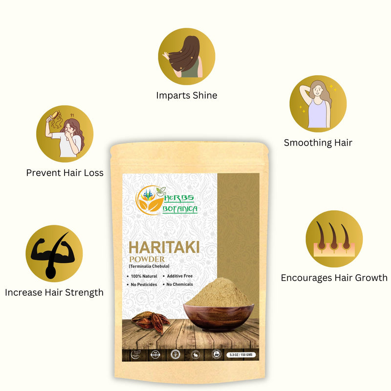 [Australia] - Haritaki Powder 100% Pure & Natural Terminalia Chebula Powder for Herbal Use ‚Äì Finely Ground Ayurvedic Triphala Herb for DIY Wellness & Beauty 5.3 oz Resealable Pack 