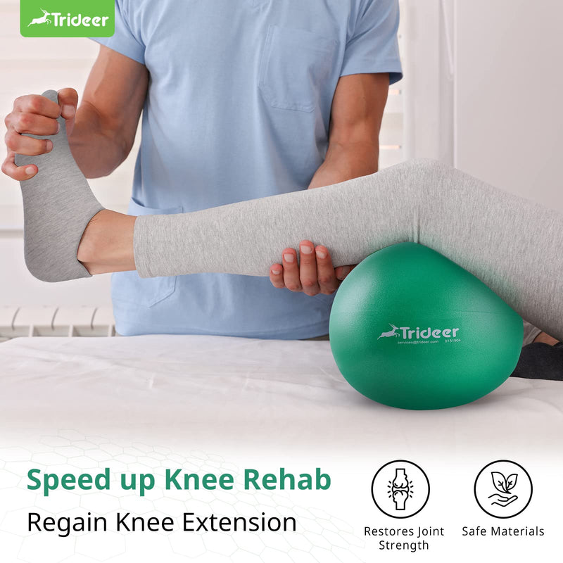 [Australia] - Trideer Exercise Balls Physical Therapy, 9 Inch Pilates Ball Between Knees for Physical Therapy, Mini Exercise Ball - Yoga Ball, Small Workout Balls for Core Strength and Back Support Green 