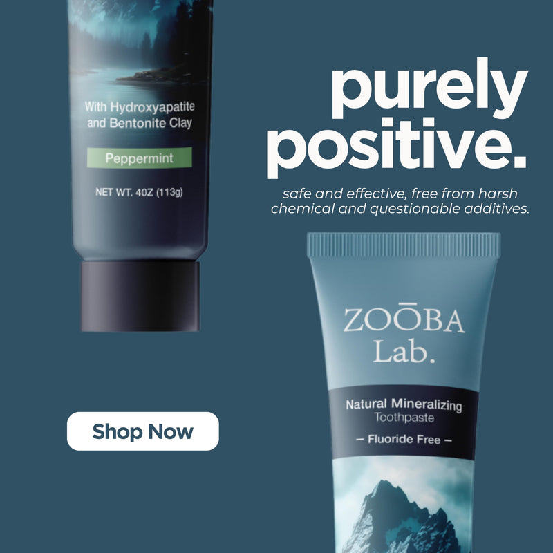 [Australia] - Natural Fluoride Free Toothpaste with Hydroxyapatite Remineralizing Whitening Bentonite Clay, Vegan - Sensitive Teeth - Doctor Recommended for Healthy Adults & Kids, Non-Toxic 