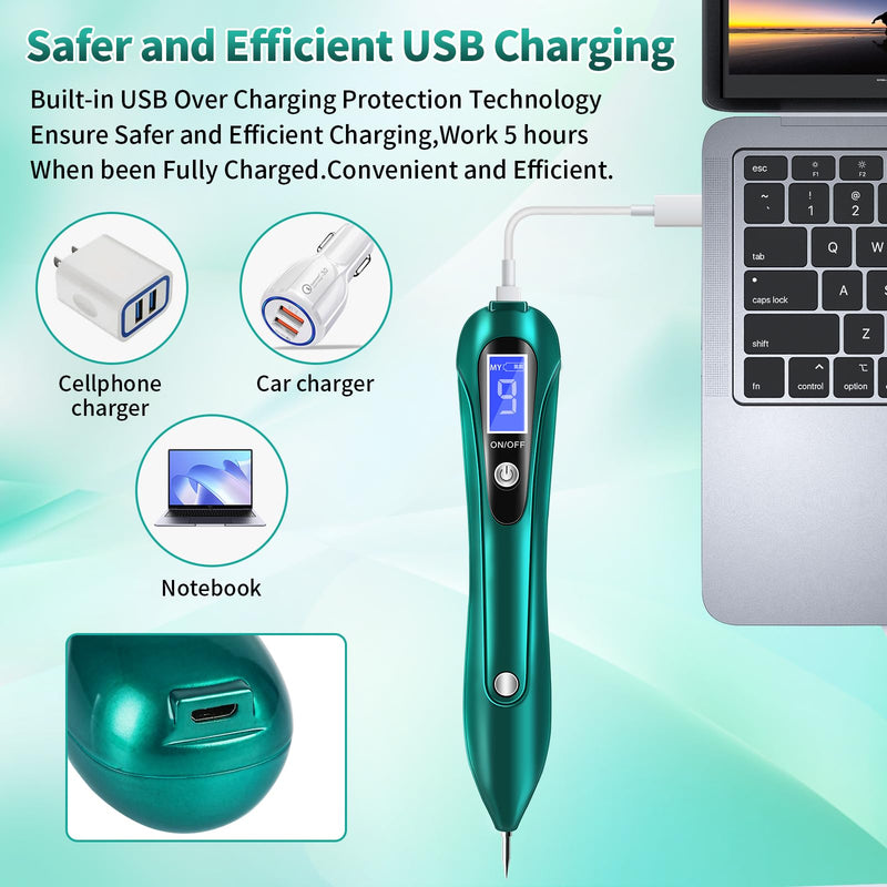 [Australia] - CHRERNA Plasma Pen device for hand and body (warts, birthmarks, nevus, birthmarks, pigment spots, age spots) green 