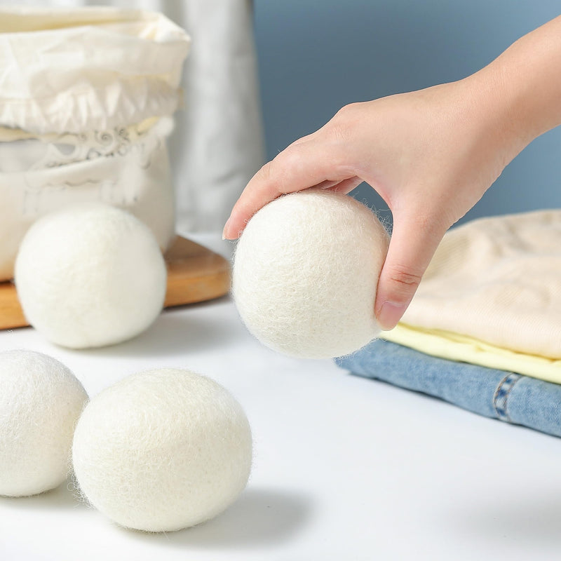 [Australia] - Wool Dryer Balls XL 6-Pack, Dryer Balls Laundry Reusable Reduce Clothing Wrinkles, Drying Clothes Faster 6pcs Xl 