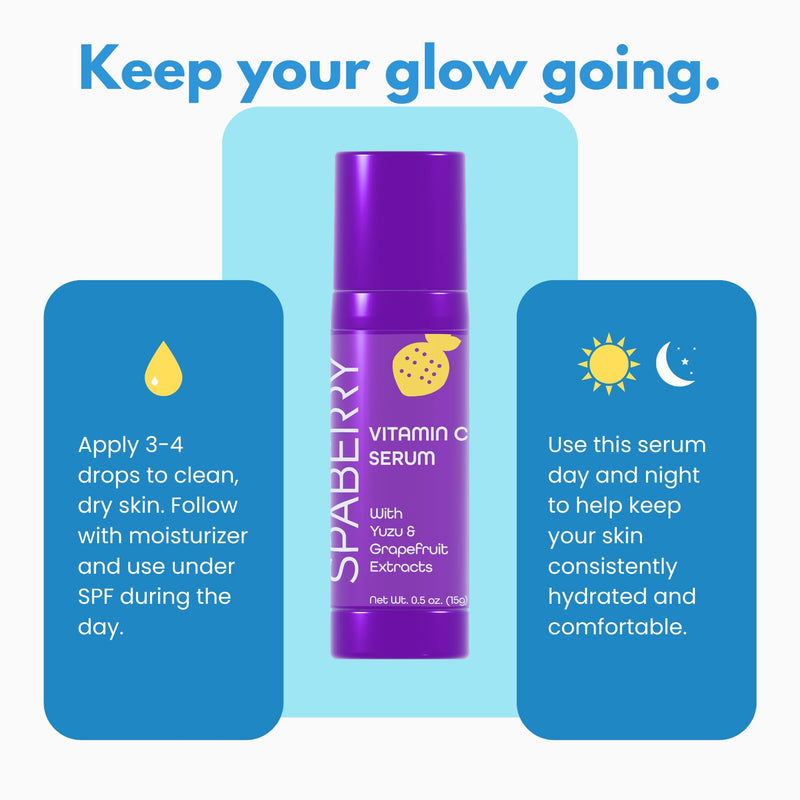 Vitamin C Face Serum for Brightening 0.5 fl oz | Formulated with Sodium Ascorbyl Phosphate (SAP), a gentle, stable form of vitamin C for daily use.