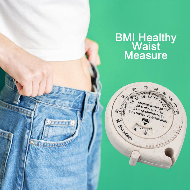 [Australia] - 1 piece body measuring tape with BMI, body measuring tape 150 cm, body measuring tape, body measuring tape, tailor measuring tape, fitness gadgets for men and women, body measurement monitoring BMI 