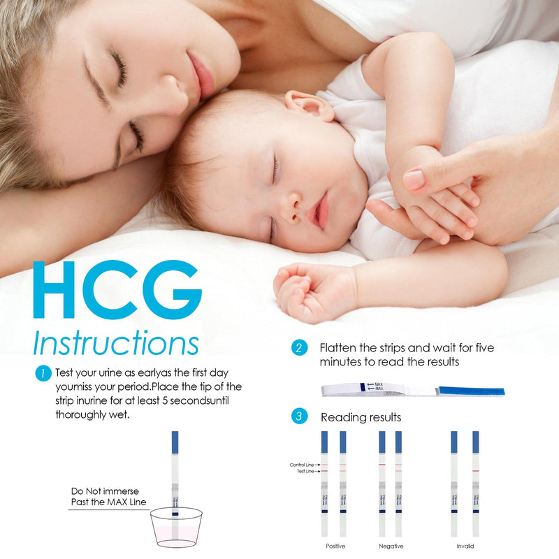 [Australia] - 25 ovulation test + 10 pregnancy test, desire to have children, ovulation test kit, reliable cycle and fertility monitoring, fertility test for women/ovulation (25 LH + 10 HCG) 1 piece (pack of 35) 