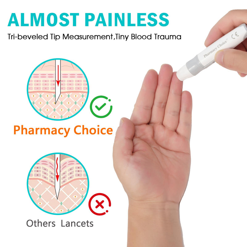 [Australia] - Blood Lancets,Twist Top Lancets for Lancing Devices,350 Count Ôºå30 Gauge Diabetes Lancets for Blood Glucose Testing,Light Green 