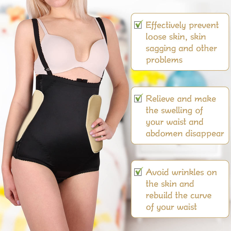 Nuanchu Lipo Foam Pads, Women Lipo Side Foam Lateral Protectors Flattening Boards for Liposuction Post Surgery Recovery, Abdominal Compression Board Preventing Skin Sagging 4
