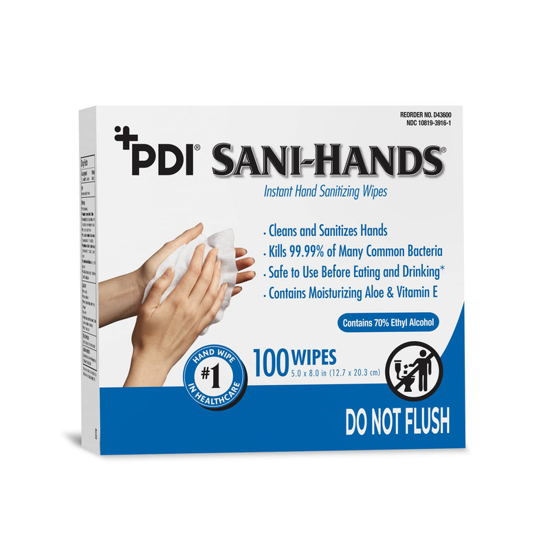 [Australia] - Sani-Hands Hand Sanitizer Wipes 100 Packets Per Box 