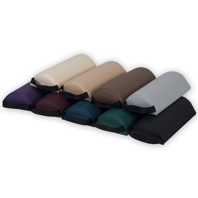 [Australia] - EarthLite Neck Pillow – Durable Massage Bolster, 100% PU Upholstery incl. Strap Handle/Professional Quality/Back Pain Relief, Mystic Blue 3Lx6Wx13H 
