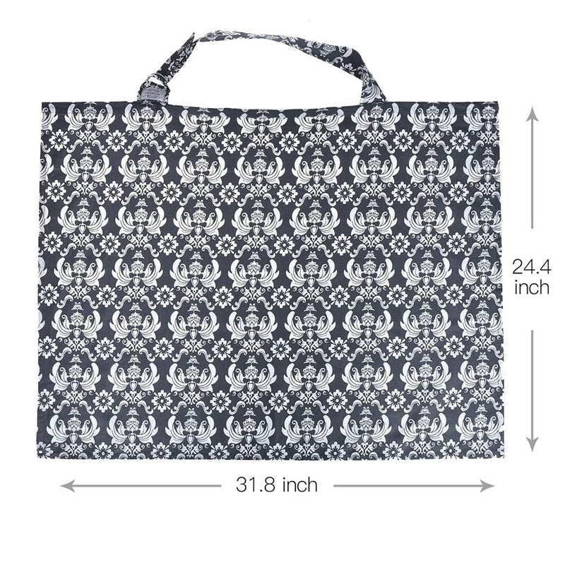 [Australia] - UHINOOS Nursing Cover for Mom Breastfeeding, Baby Privacy Nursing Covers Up Breathable Cotton with Ajustable Hoop for Mother(Flower) Grey 