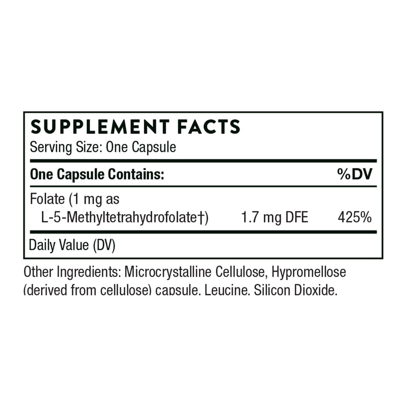 THORNE - 5-MTHF & Vitamin B12 Bundle - Cardiovascular & Nerve Support - 60 Servings