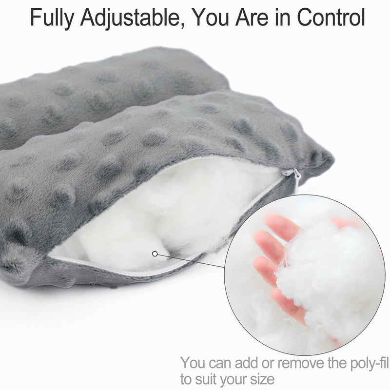 [Australia] - Pacemaker Pillow Chemo Port Pillows for Mastectomy, Open Heart Surgery Recovery Gifts Breast Cancer Bypass Post Surgery Cushion, Minky Dot Dark Gray 